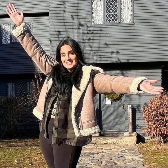 Sherpa lined Aviator Jacket - Picture 3 of 5